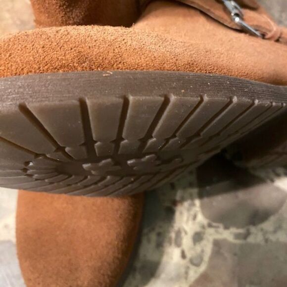 Steve Madden Chestnut Alick Motto Buckle boots, size 9.5 - Picture 6 of 6